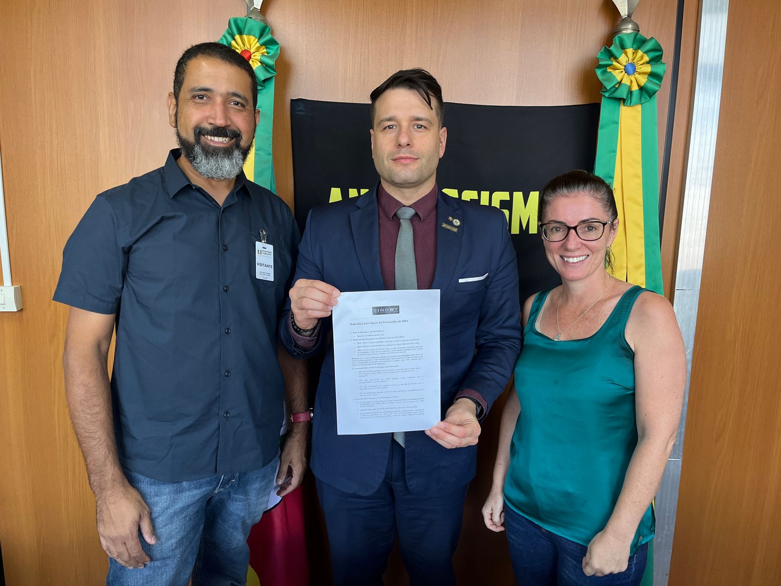 Reunião com Dep. Leonel Radde Presidente da Comissão de Serviços Públicos da AL. 